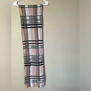 Guess Pink and Gray Scarf NWOT